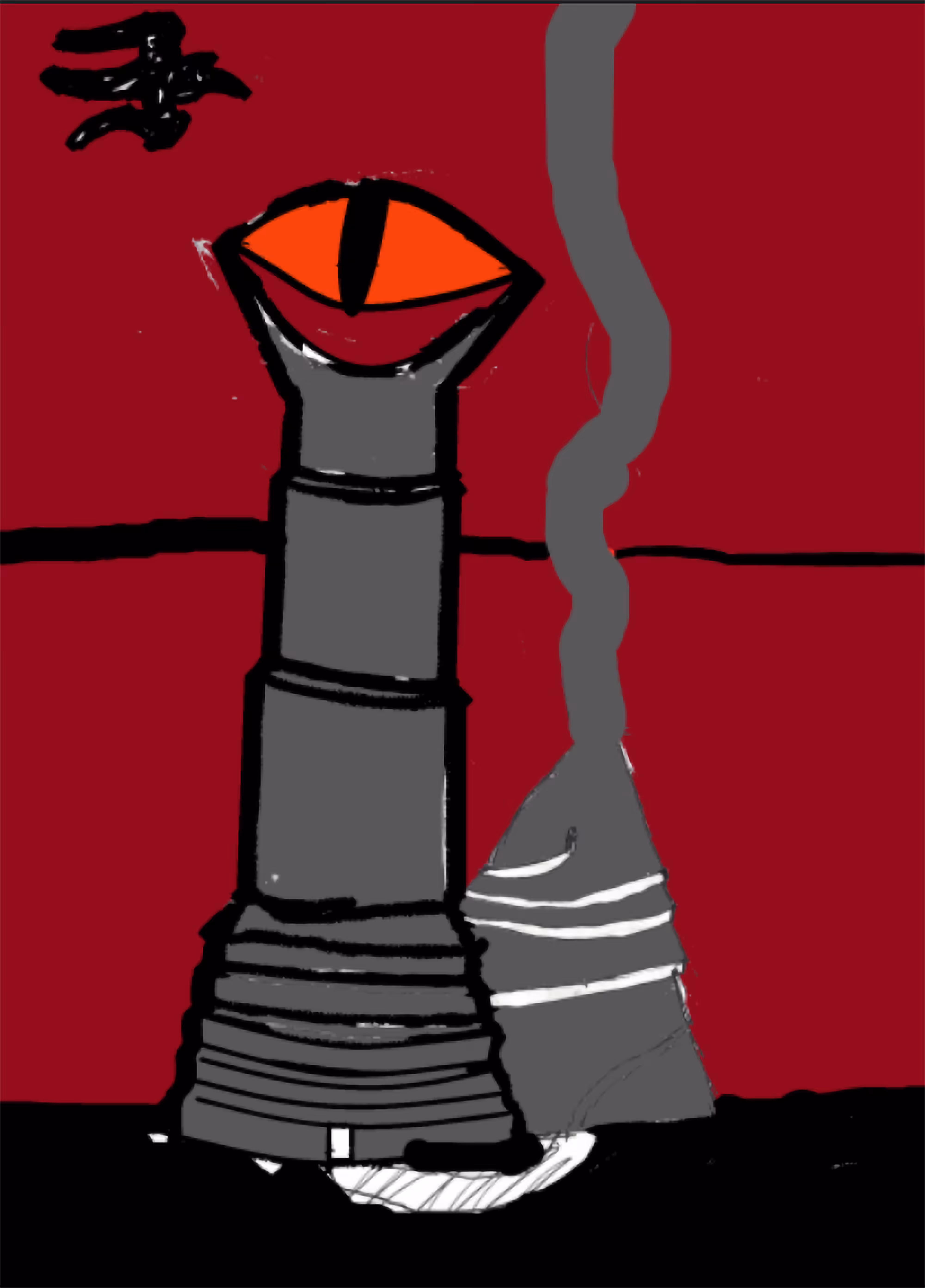 The Tower of Barad Dur as done by muh kid