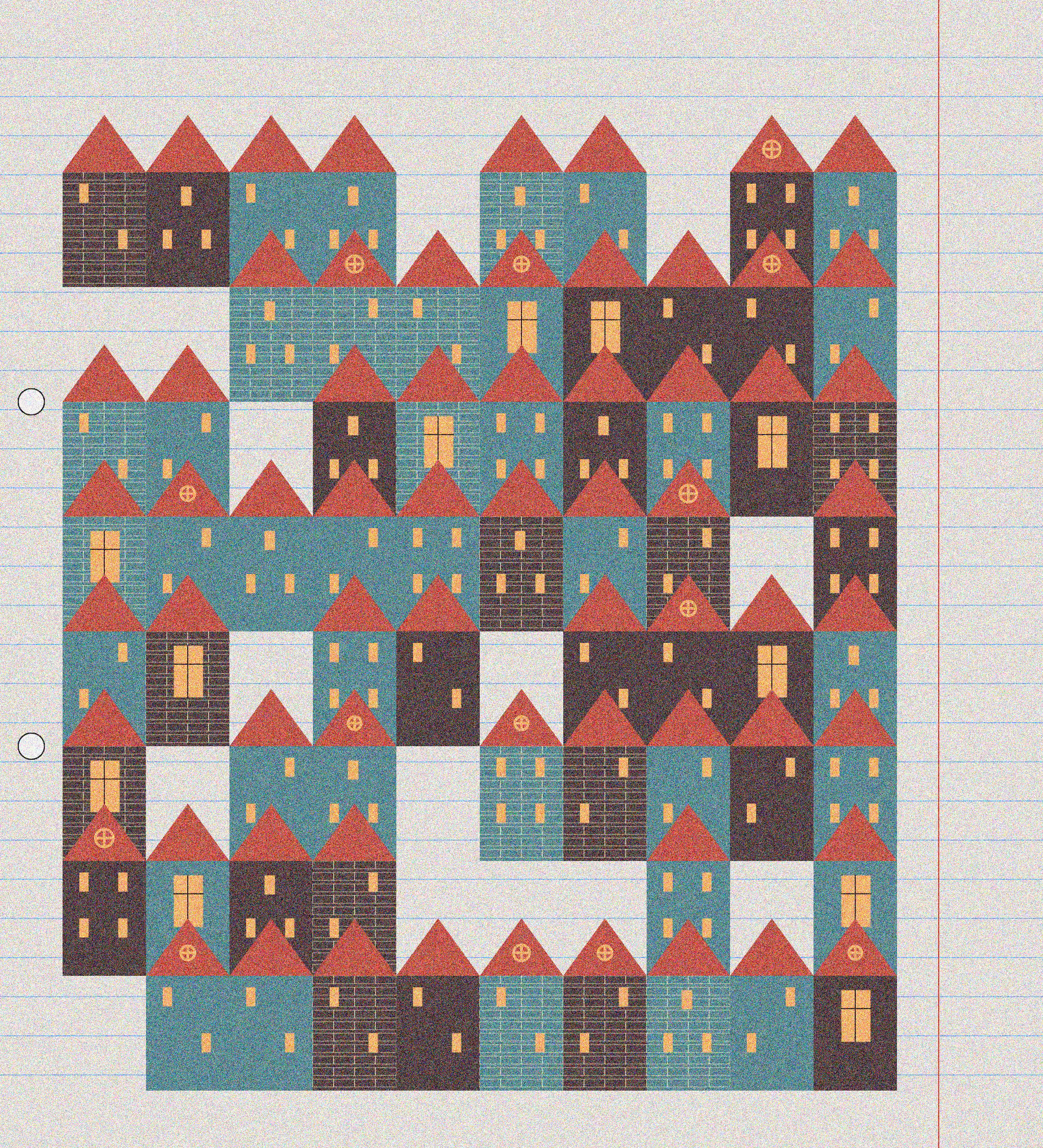 sketchbook page 7: neighbourhoods #26