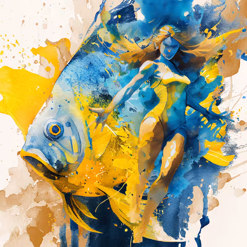 Artemis and Fish #14