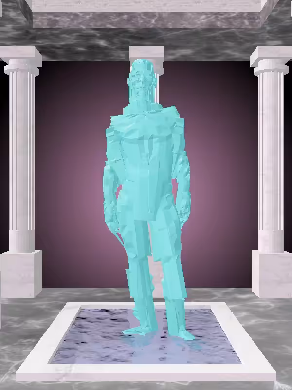 HeavenComputer: The Fragmented Threatening Minty Green Man #5508