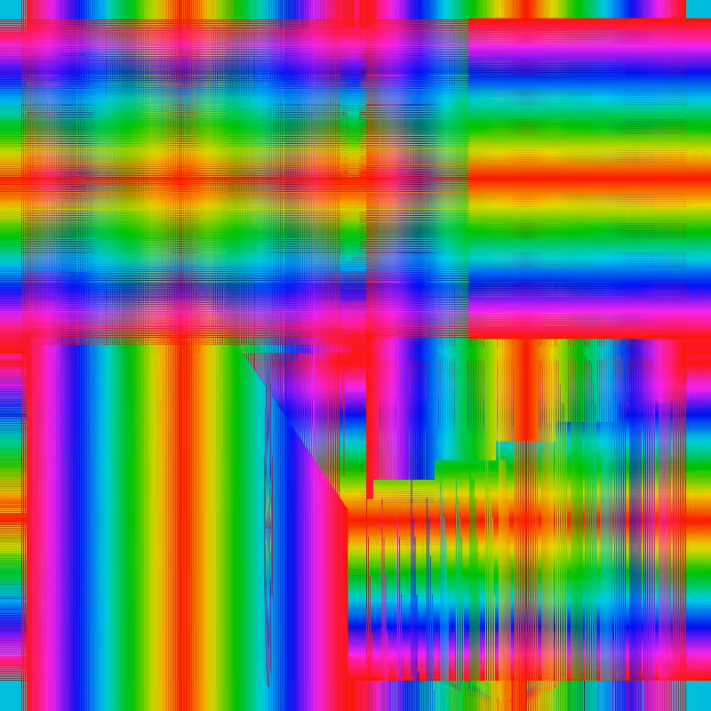 Fibonacci Rainbow Spirals 14 #4