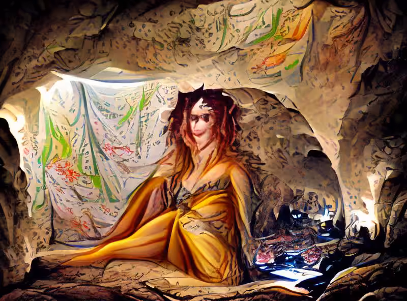 Abraham's First Works: Demeter Melaina in her cave