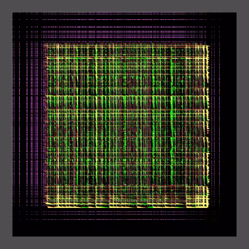 Analog Grid Burn #4