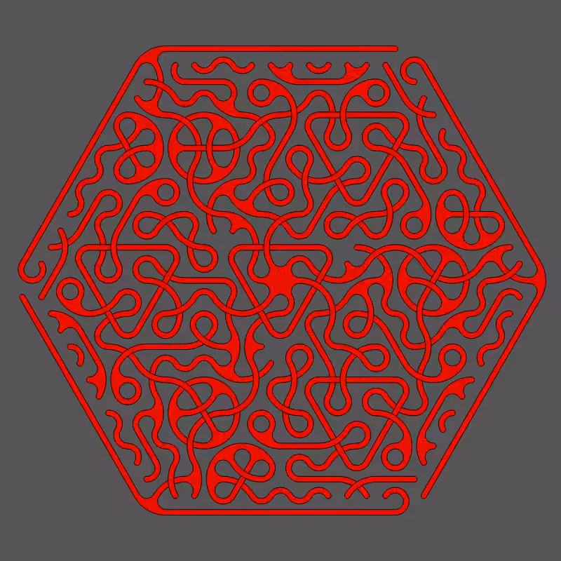 Threefold Symmetry - Dark Variations #410