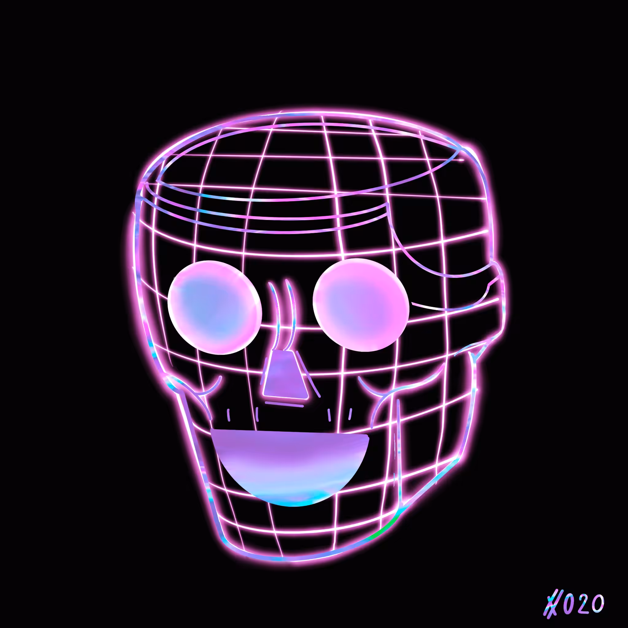 Crypto Skull #20 :HOLOGRAM