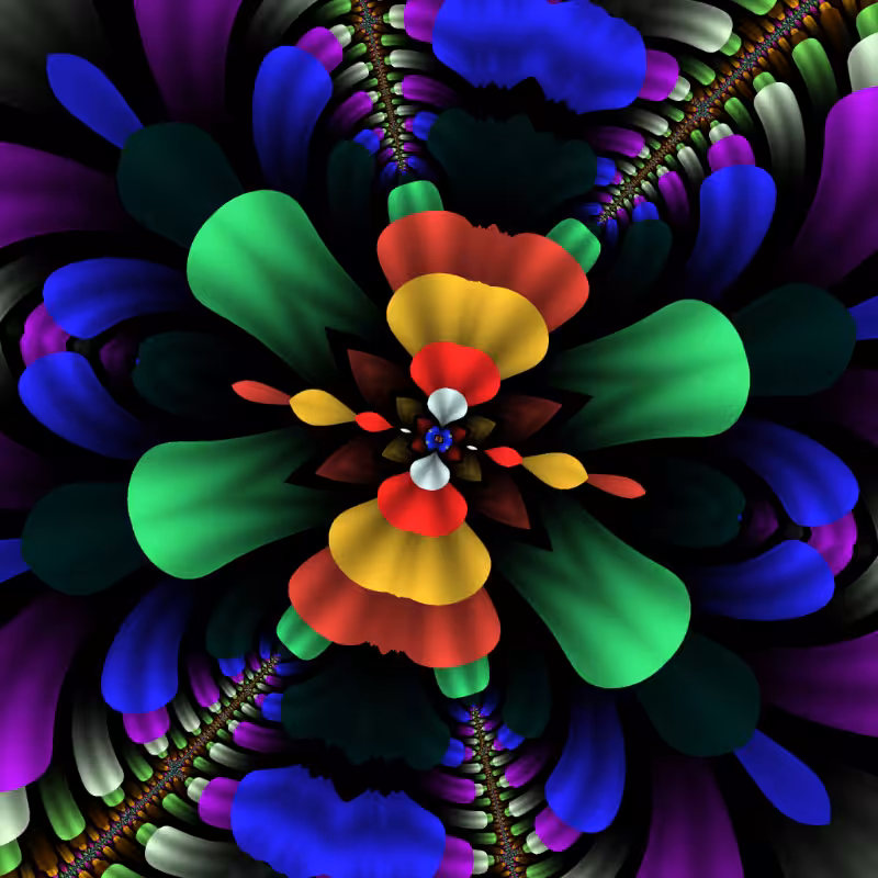 Fractal Flower #175