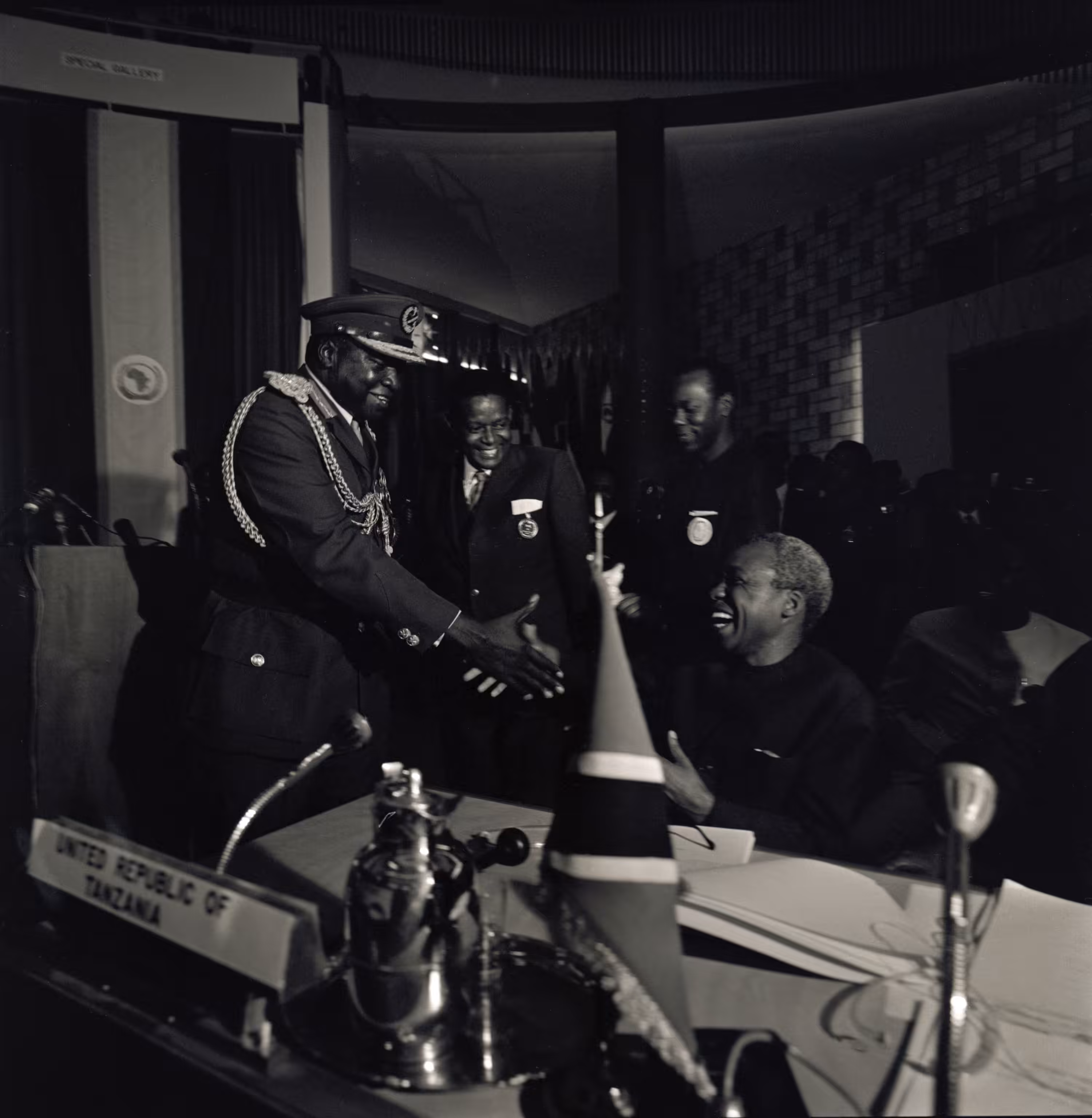 Amin meets Nyerere
