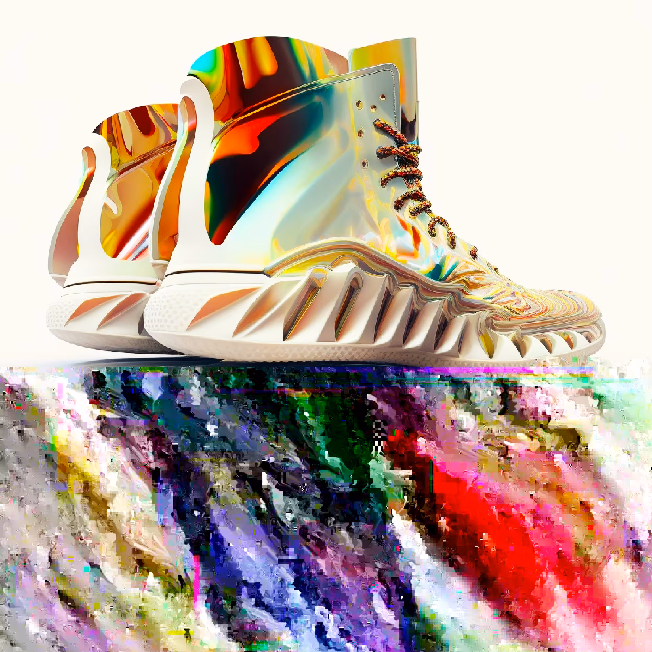 Tread on Everything Opalescent Hi's