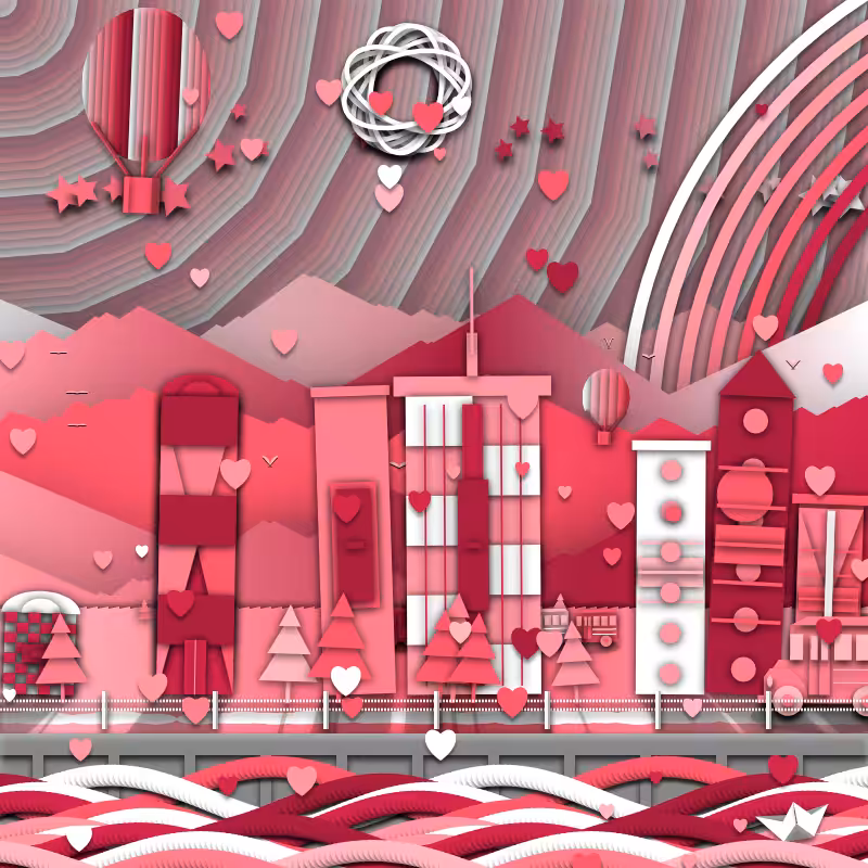 Paper Art 2.5D #74