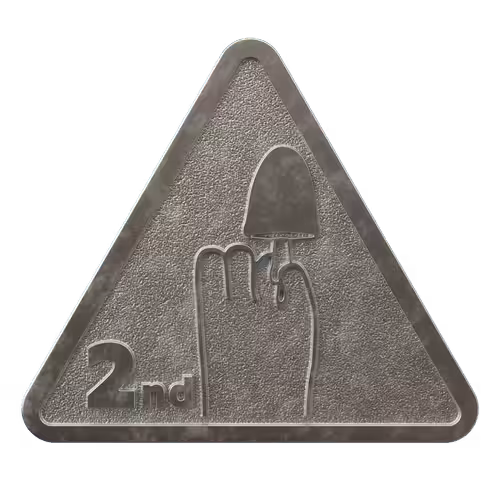 2nd Place Forager Pin #002
