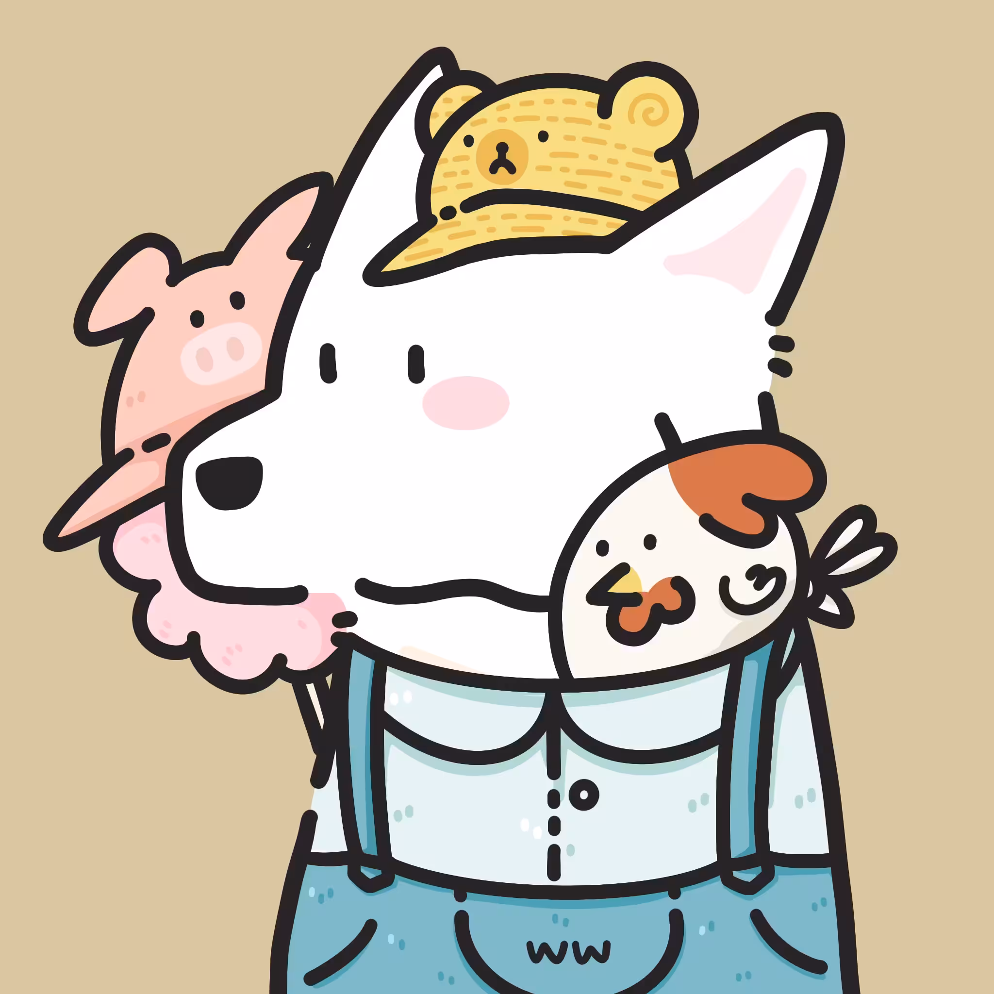 White Wolf x Animal Farmstay