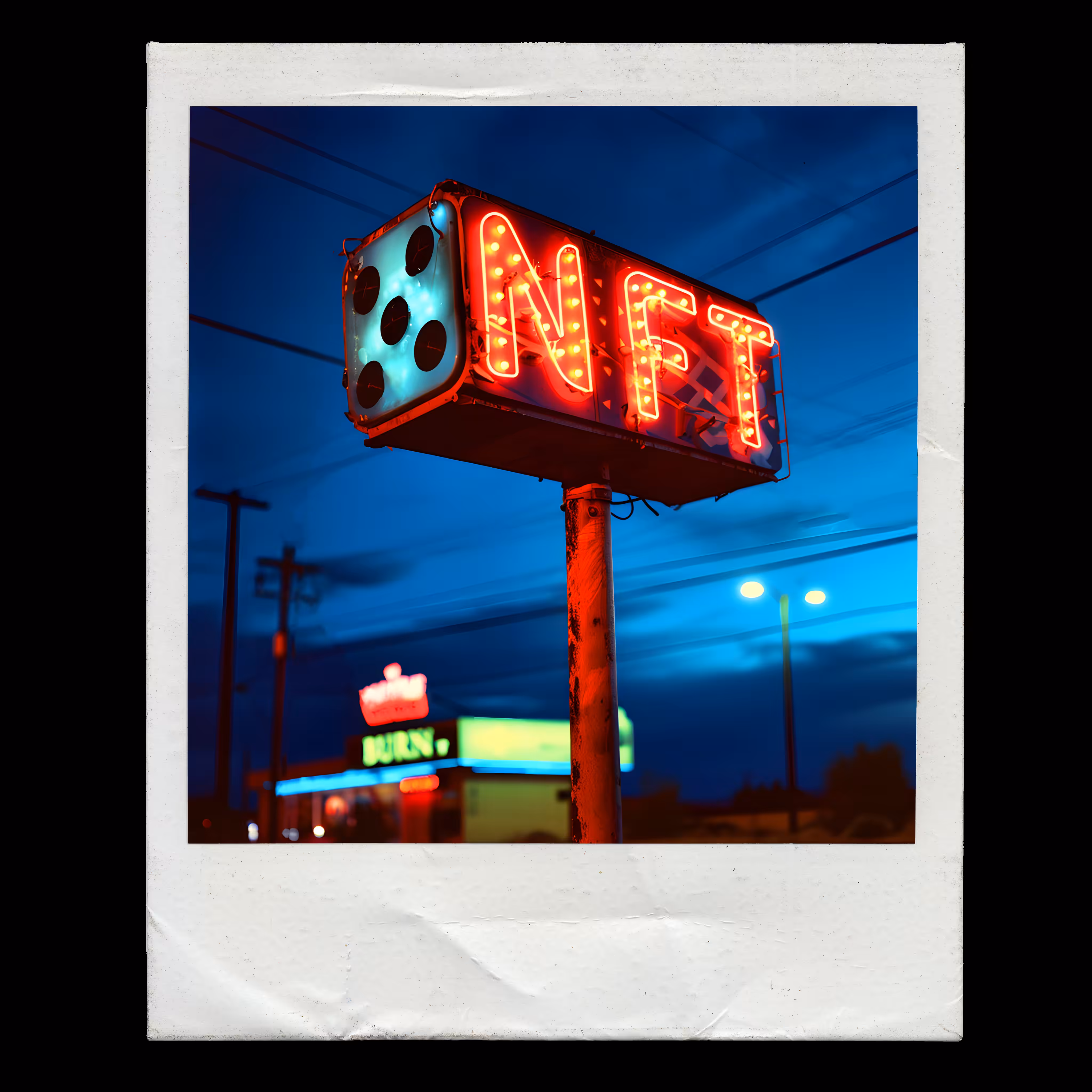 NFT vintage neon sign | v1