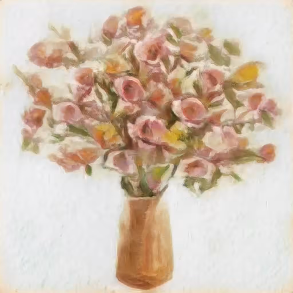 Flowers in vase, No.1