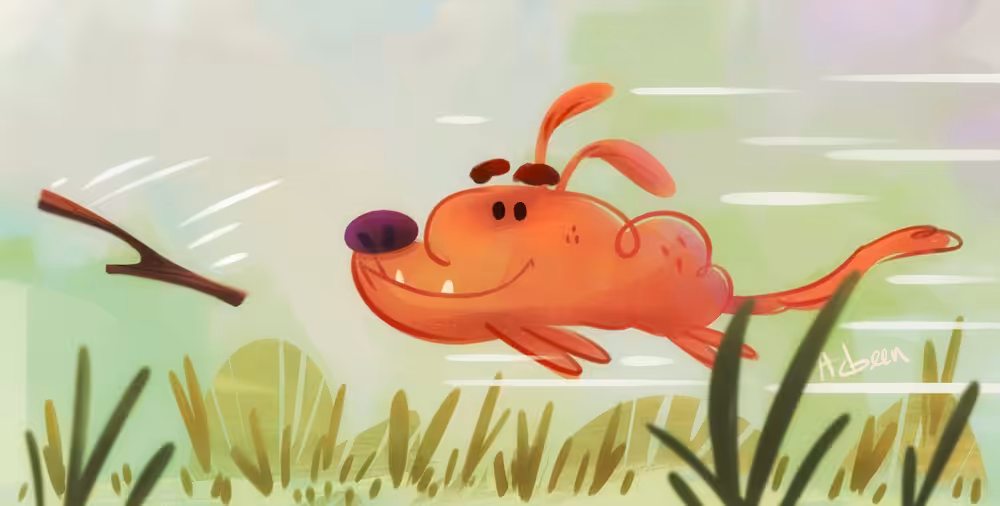 Playing fetch