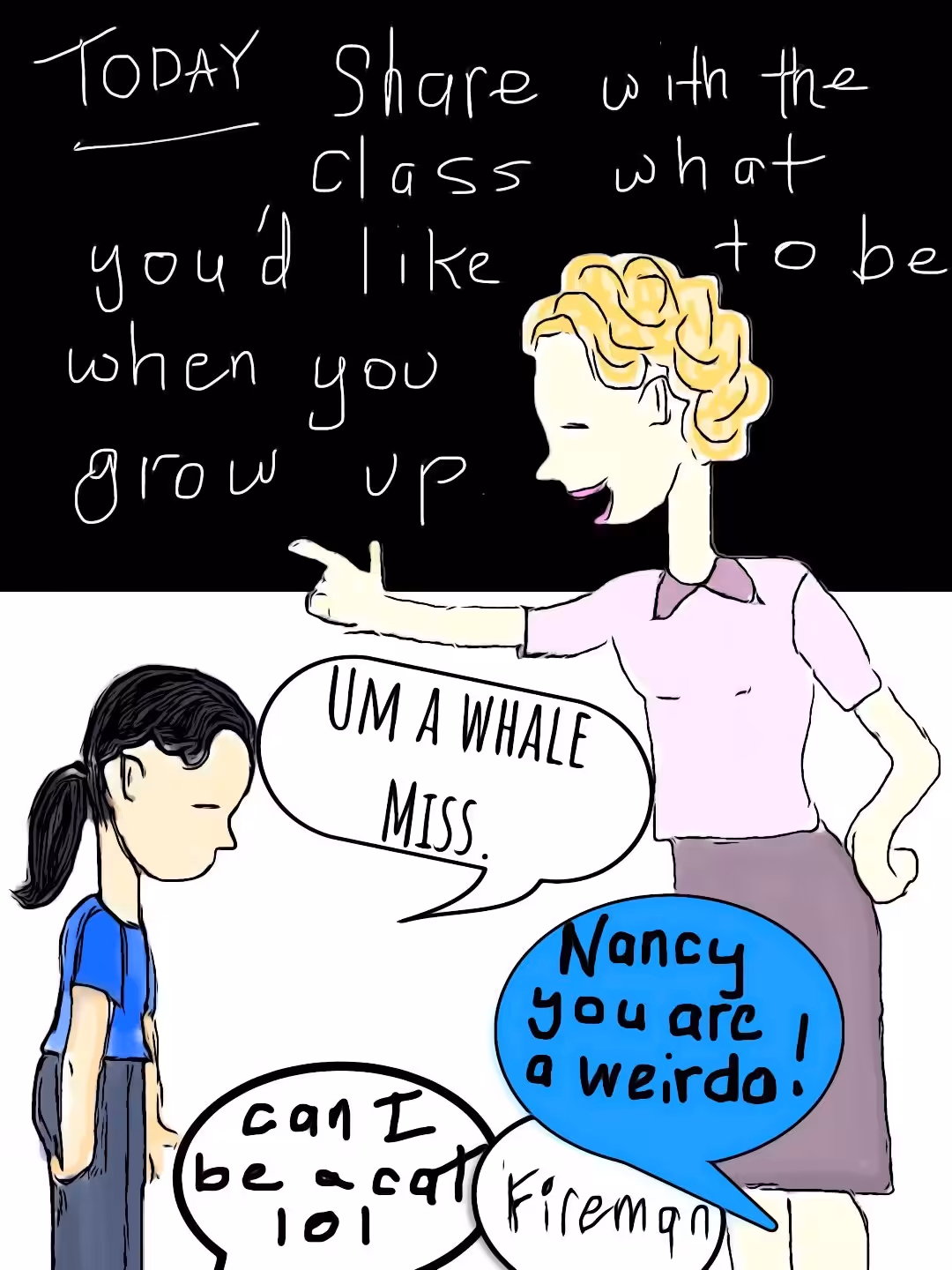 Nancy wants to be a fancy collector