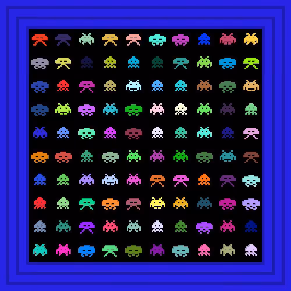 Satoshi Nakamoto :: Procedural Symbols (👾) #415/1000