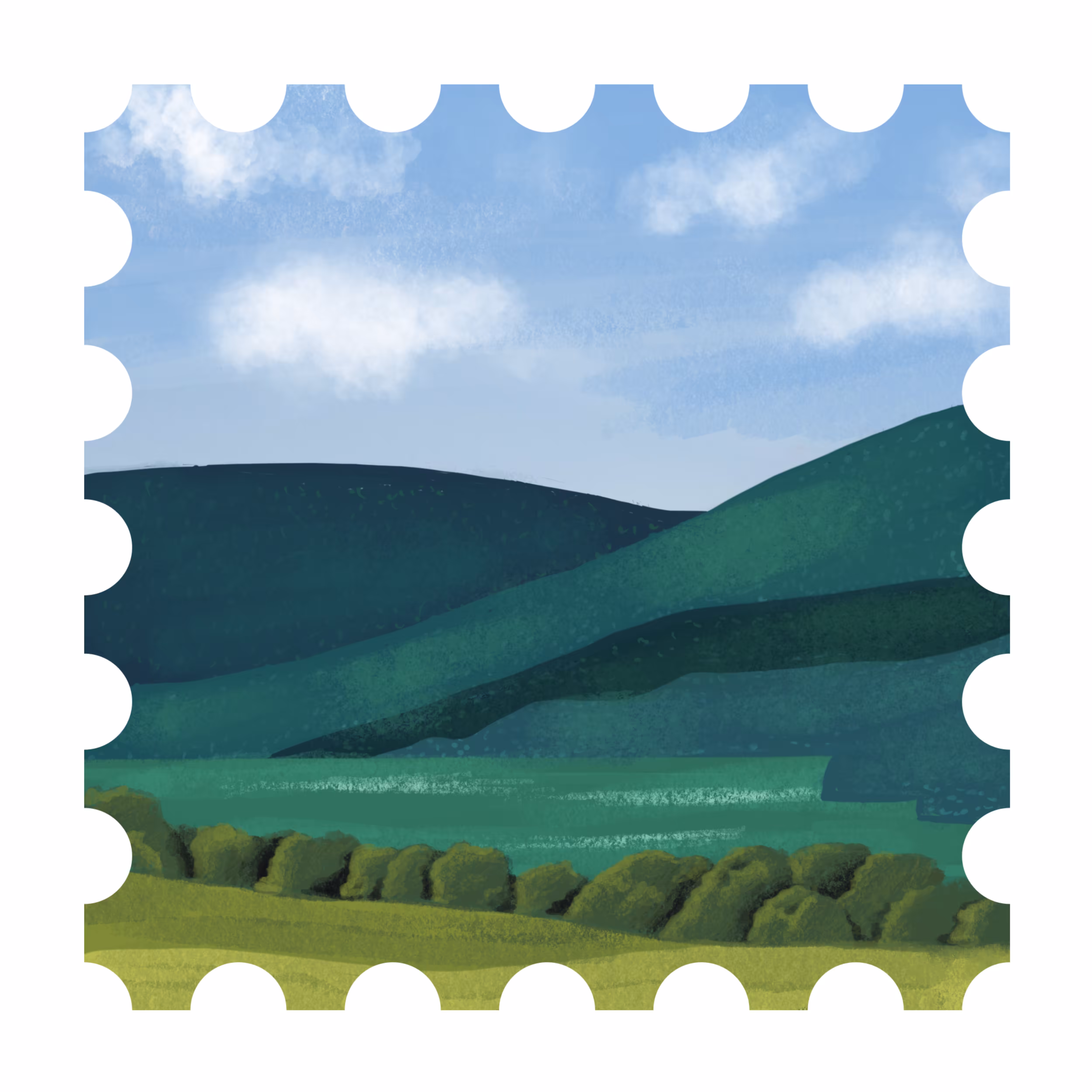 Nature stamp #006