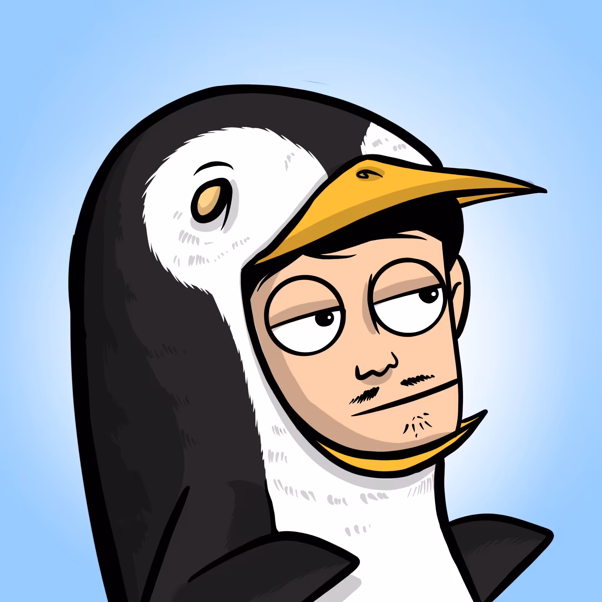 Penguin beast doll