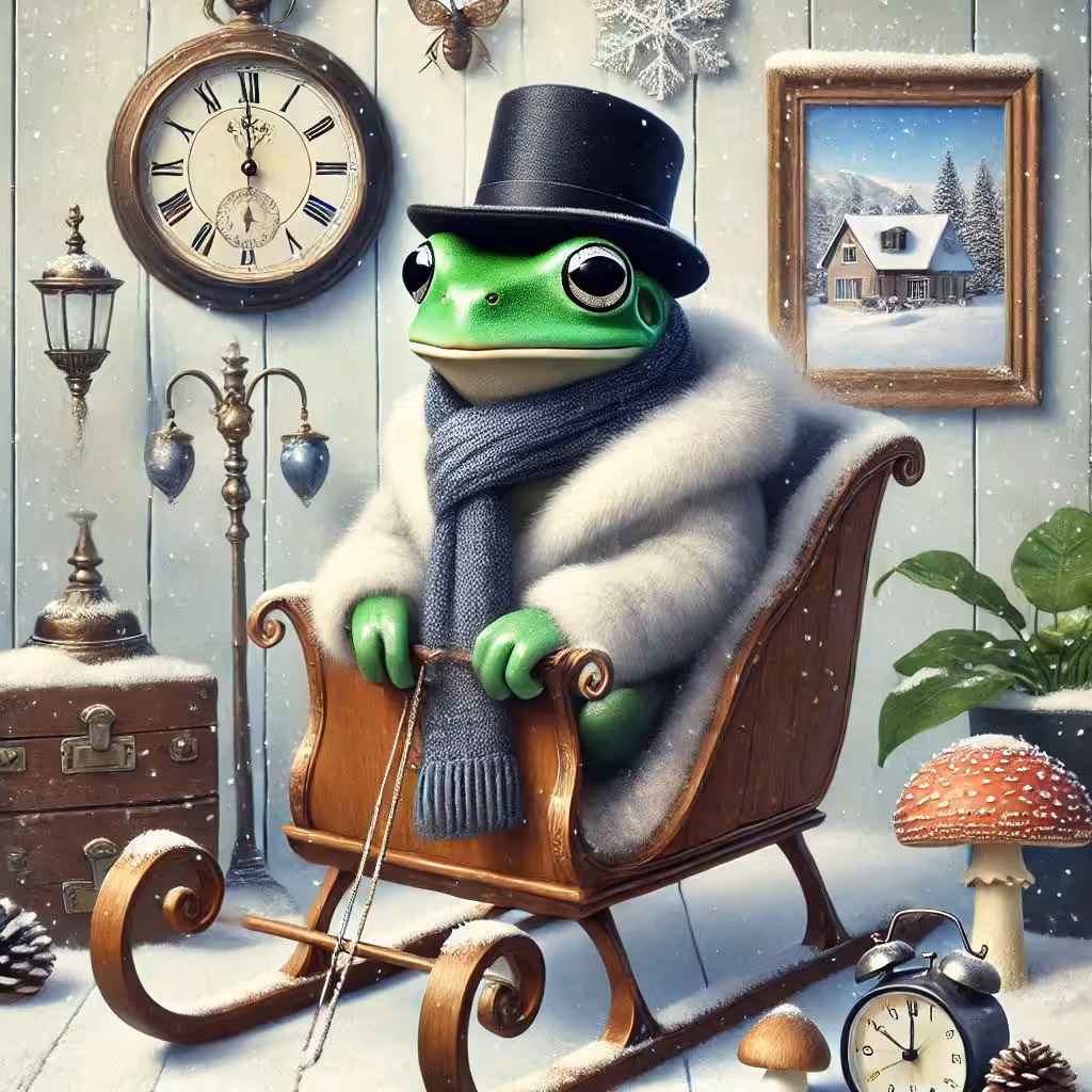 Mr frog is ready💚