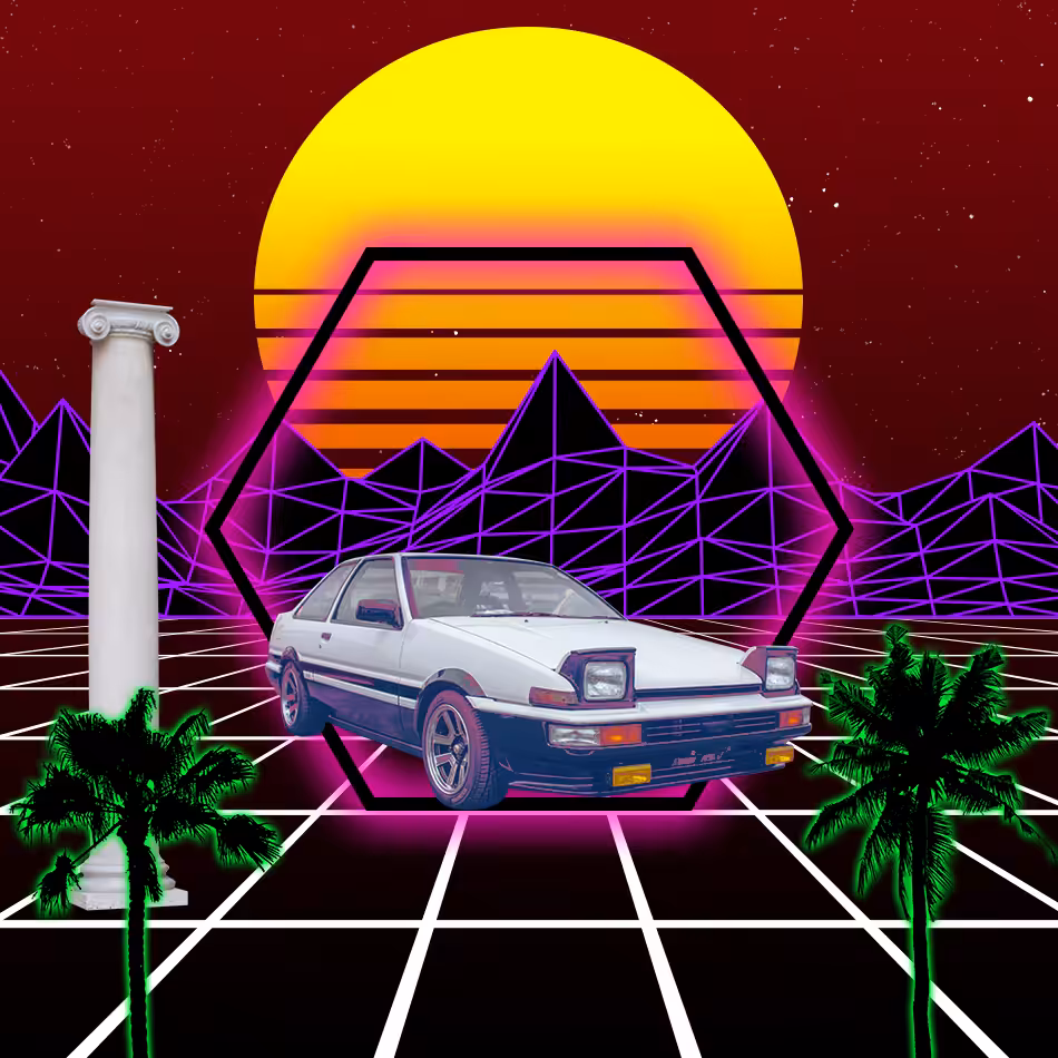 S Y N T H W A V E Nightlife Generator #27