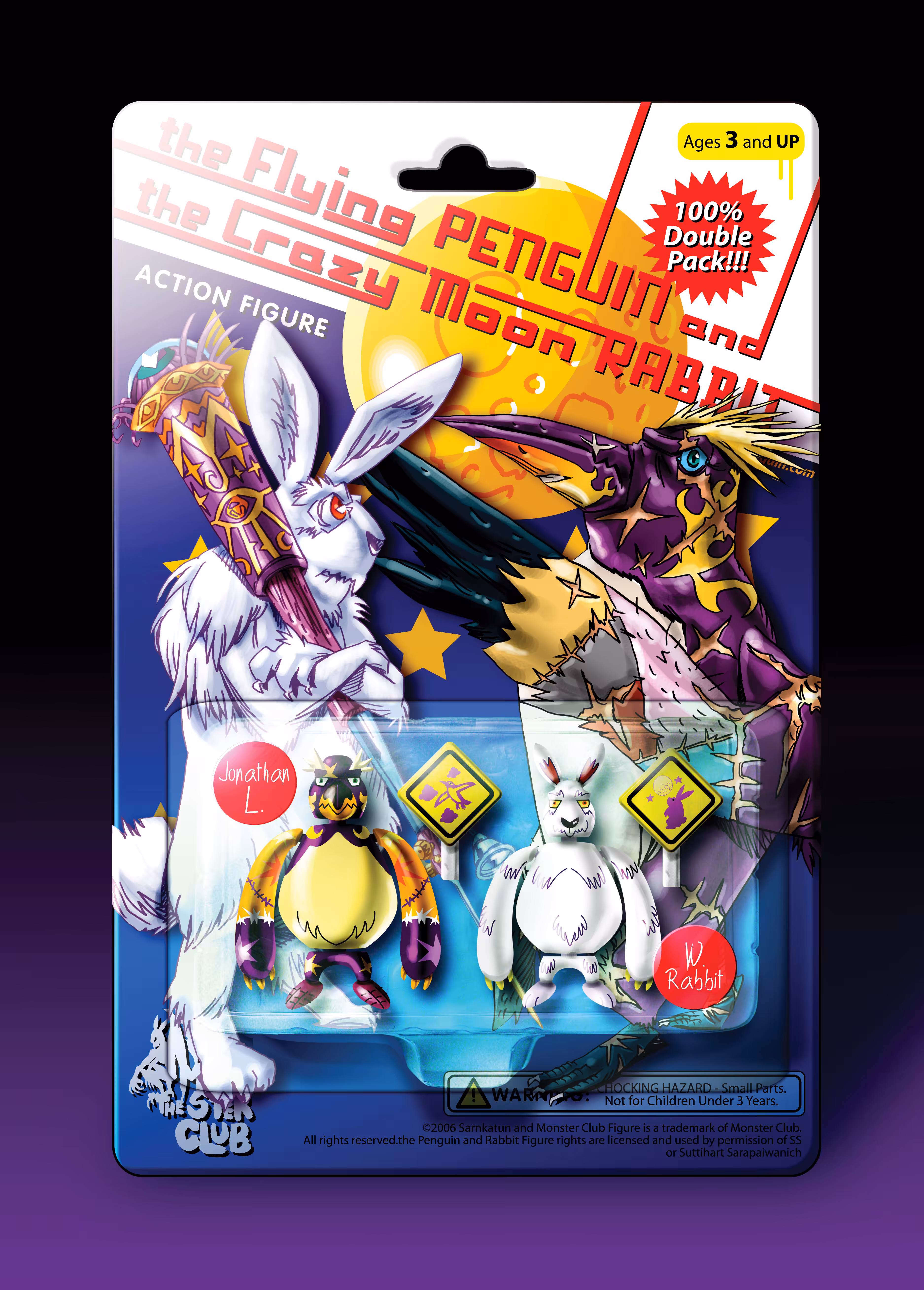 Flying Penguin and Crazy Moon Rabbit