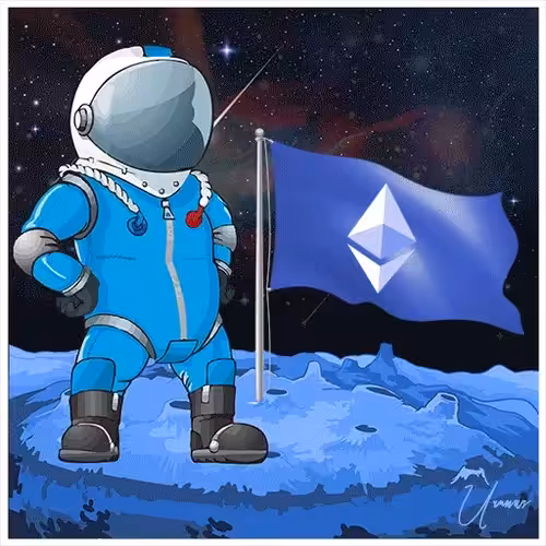 PlanetVisitor: Ethereum Flag Waving on Uranus #3