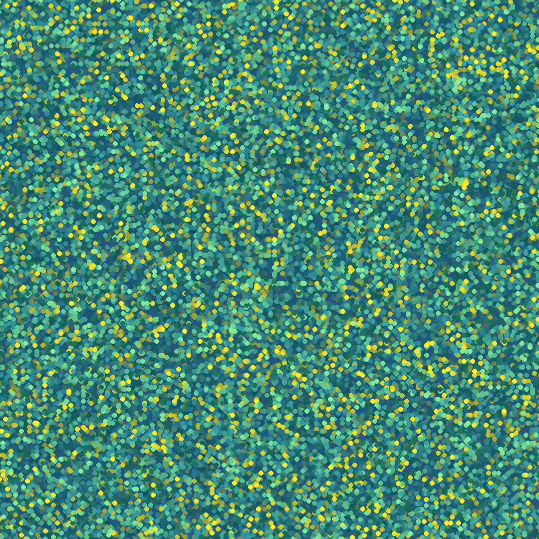 Dot World #5 - Burgeoning Blossoms