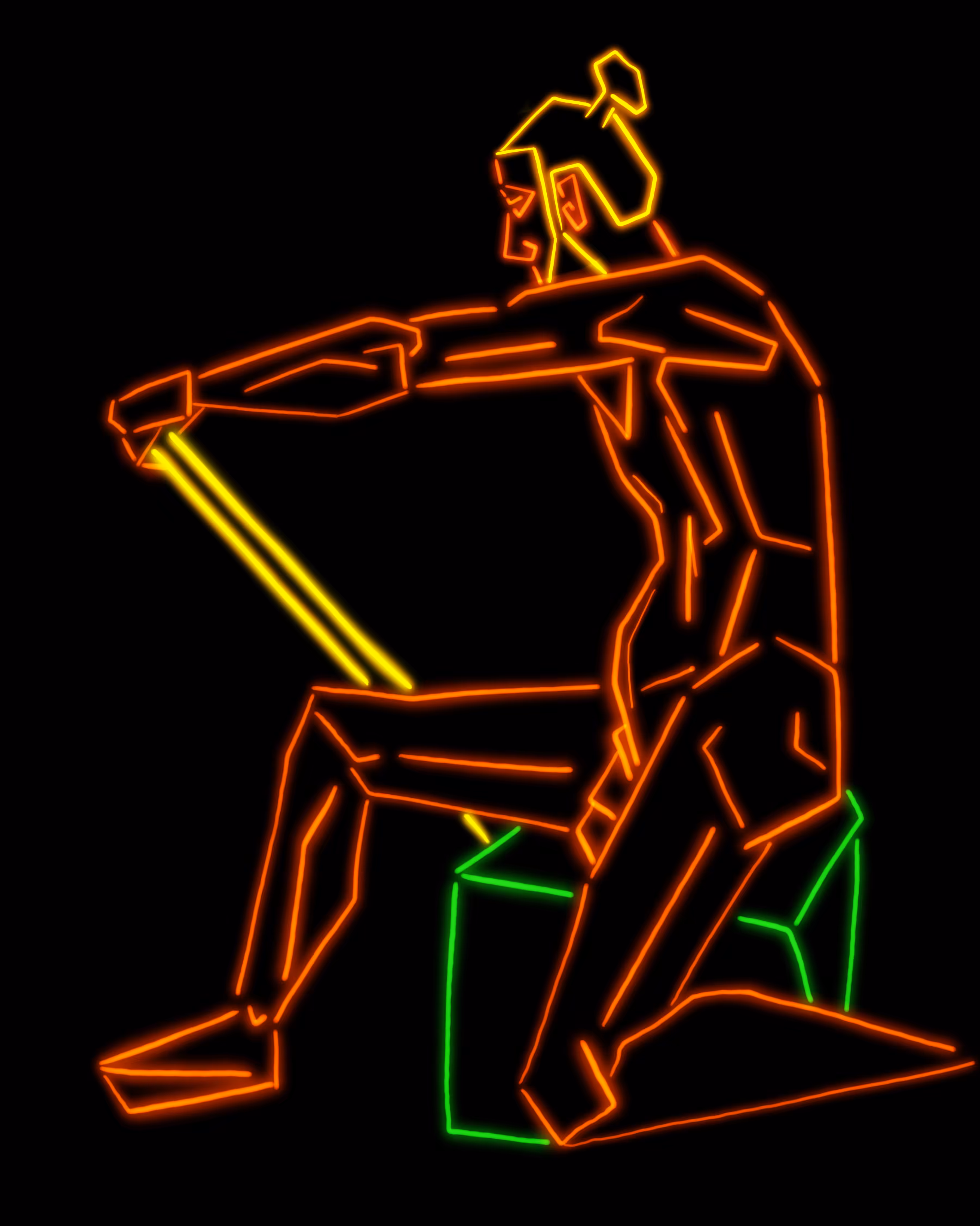 Life Drawing - Neon - 24.06.2018