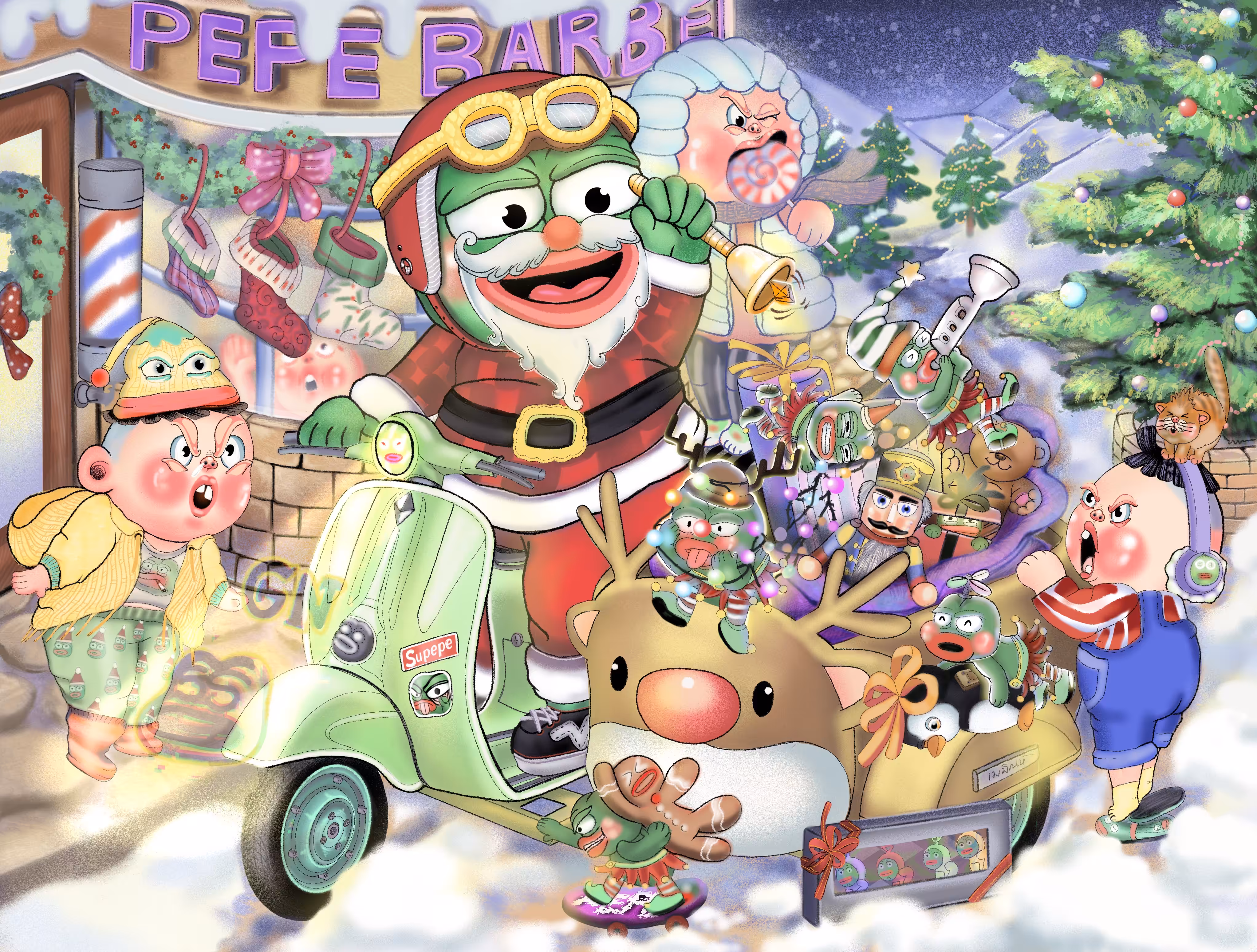 Beep Beep!!! Santa Pepe is here