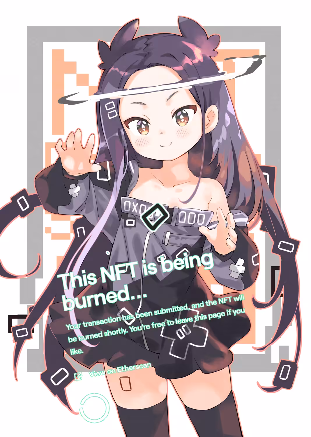 NFT Delivery Service : Black Hole [Kuro-chan]