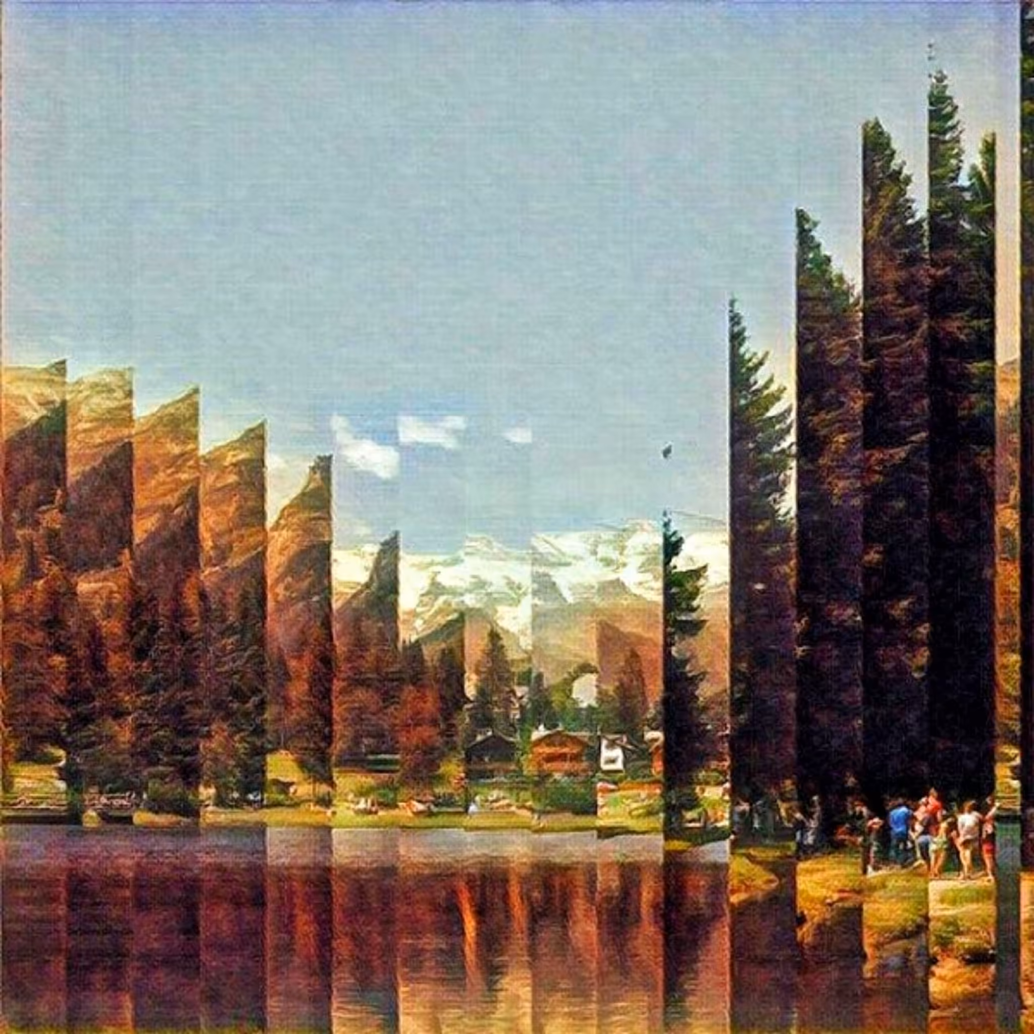 Study for a mountain landscape