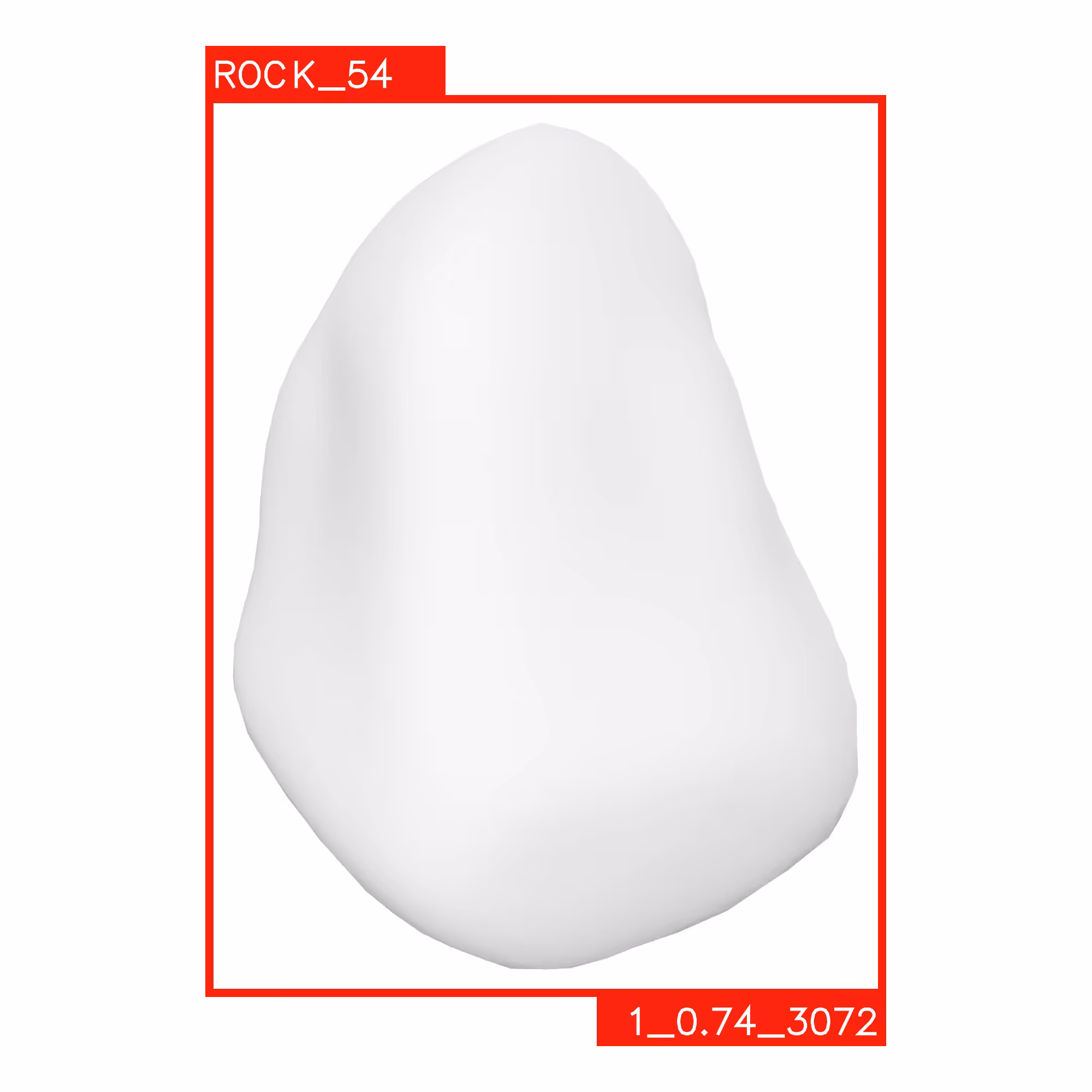 UNSHADED ROCKS: ROCK 54