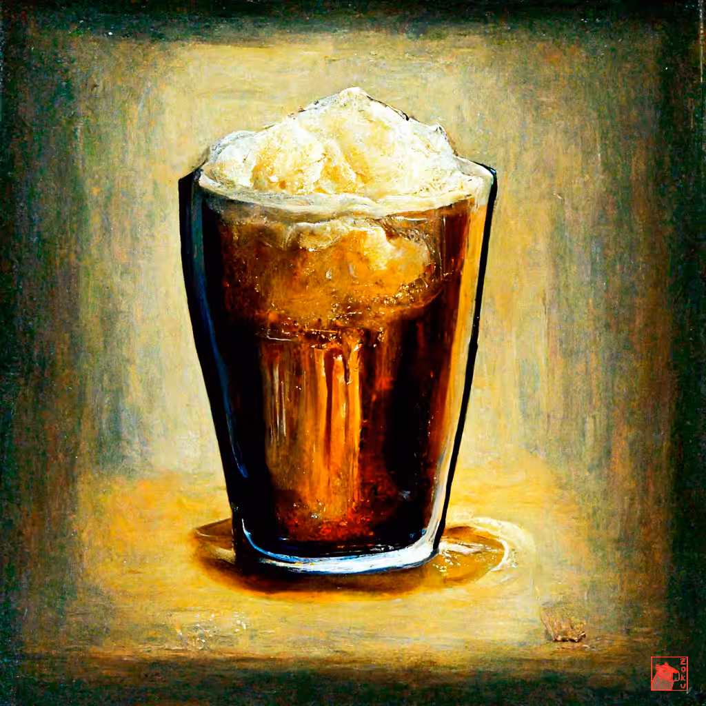 Cryptofood: Root beer float