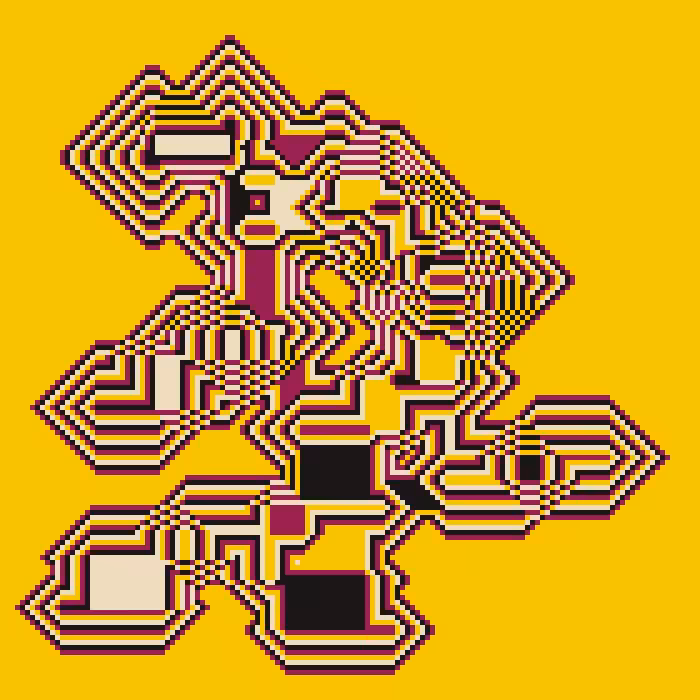 Superimposed Octagonal Pyramids #66