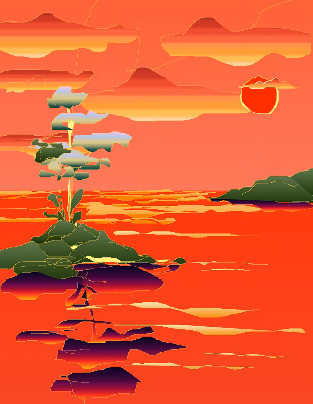 The red sigh