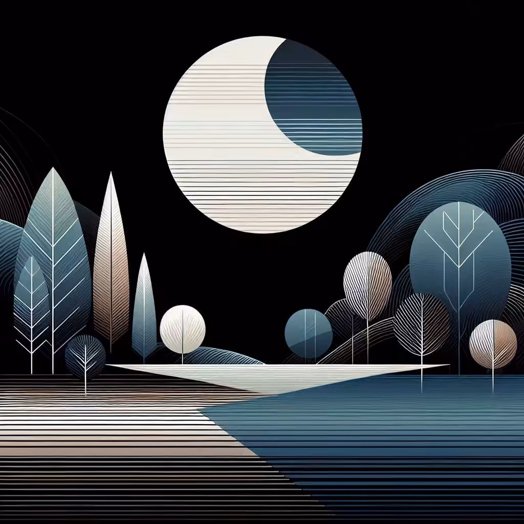 Minimal Night Garden 