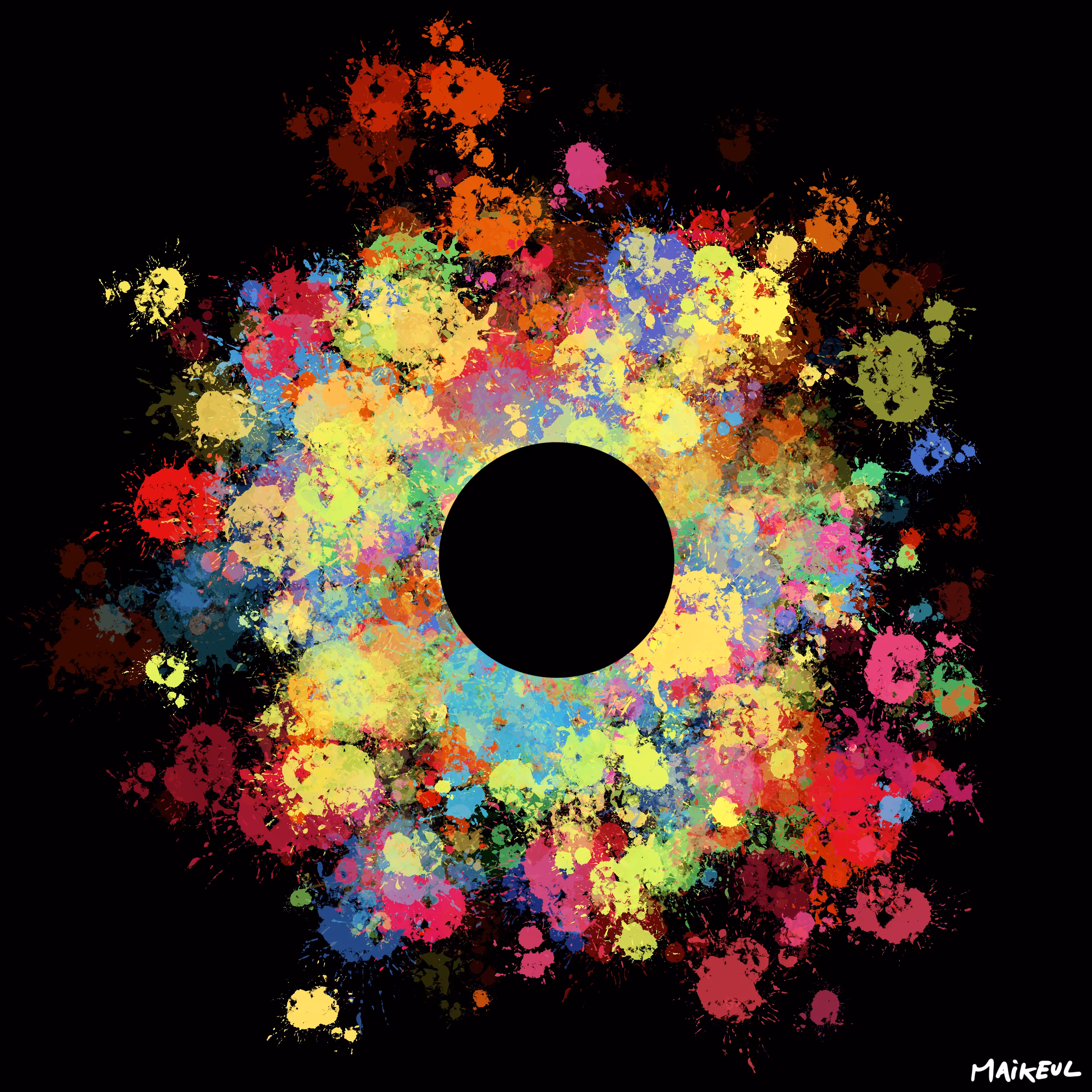 Colored Splash