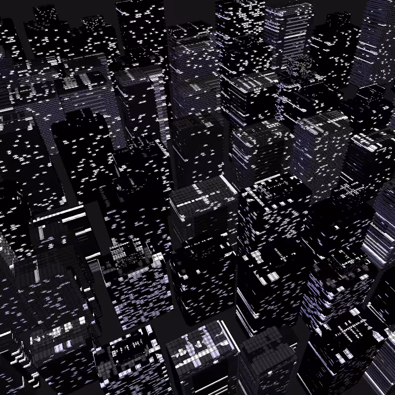 Night city glow #48