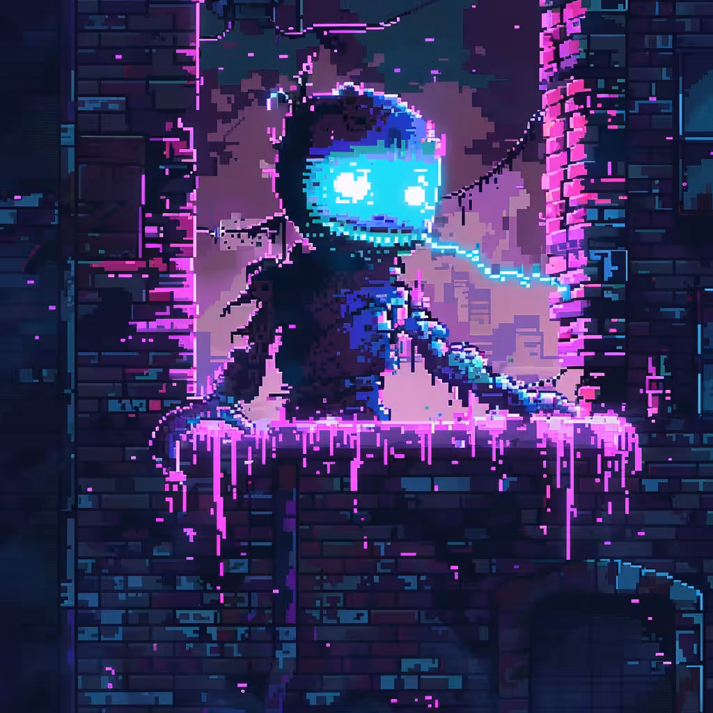 Neon Lamp Monsters on Base #40
