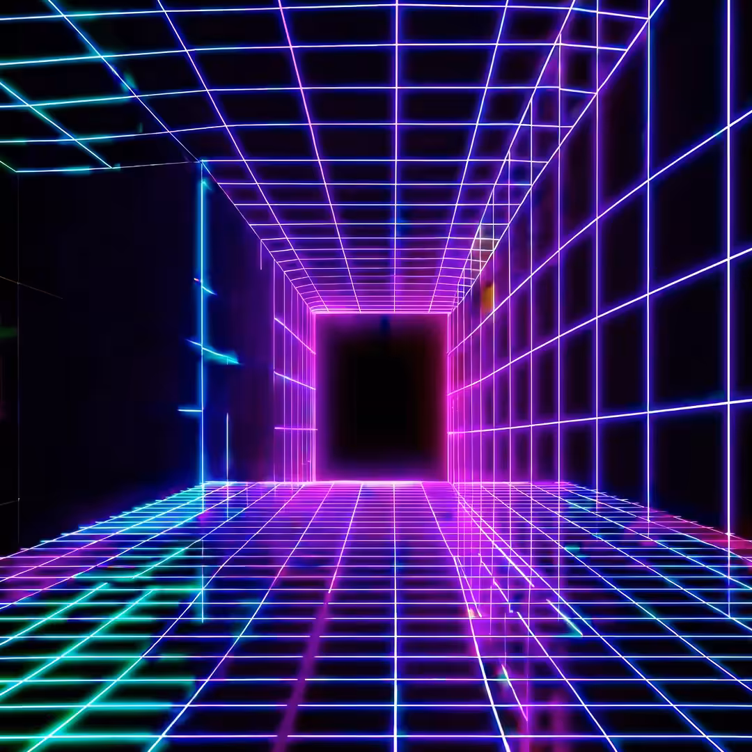 Neon Grid Pulsation