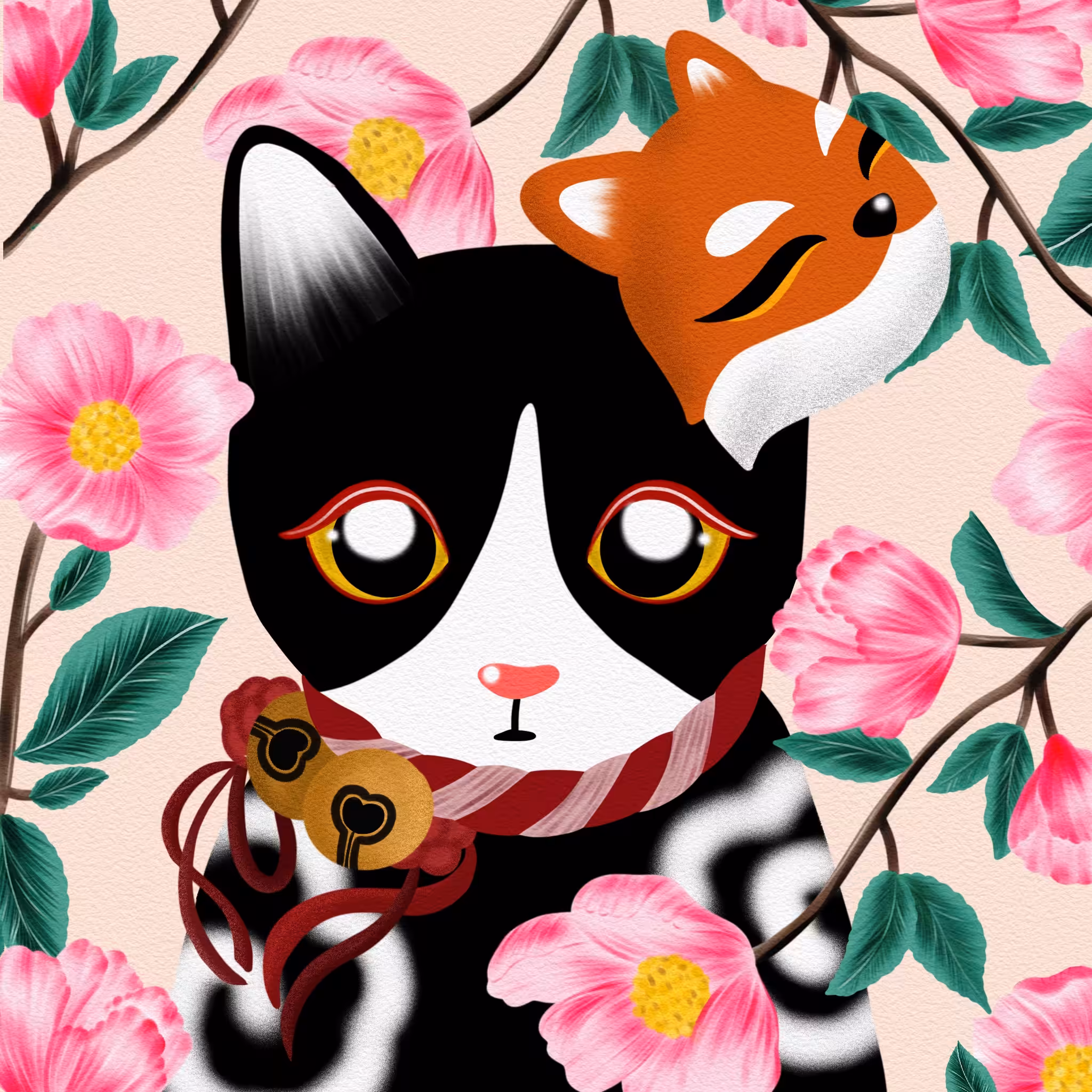 Little Black cat who wanna be YAKUZA