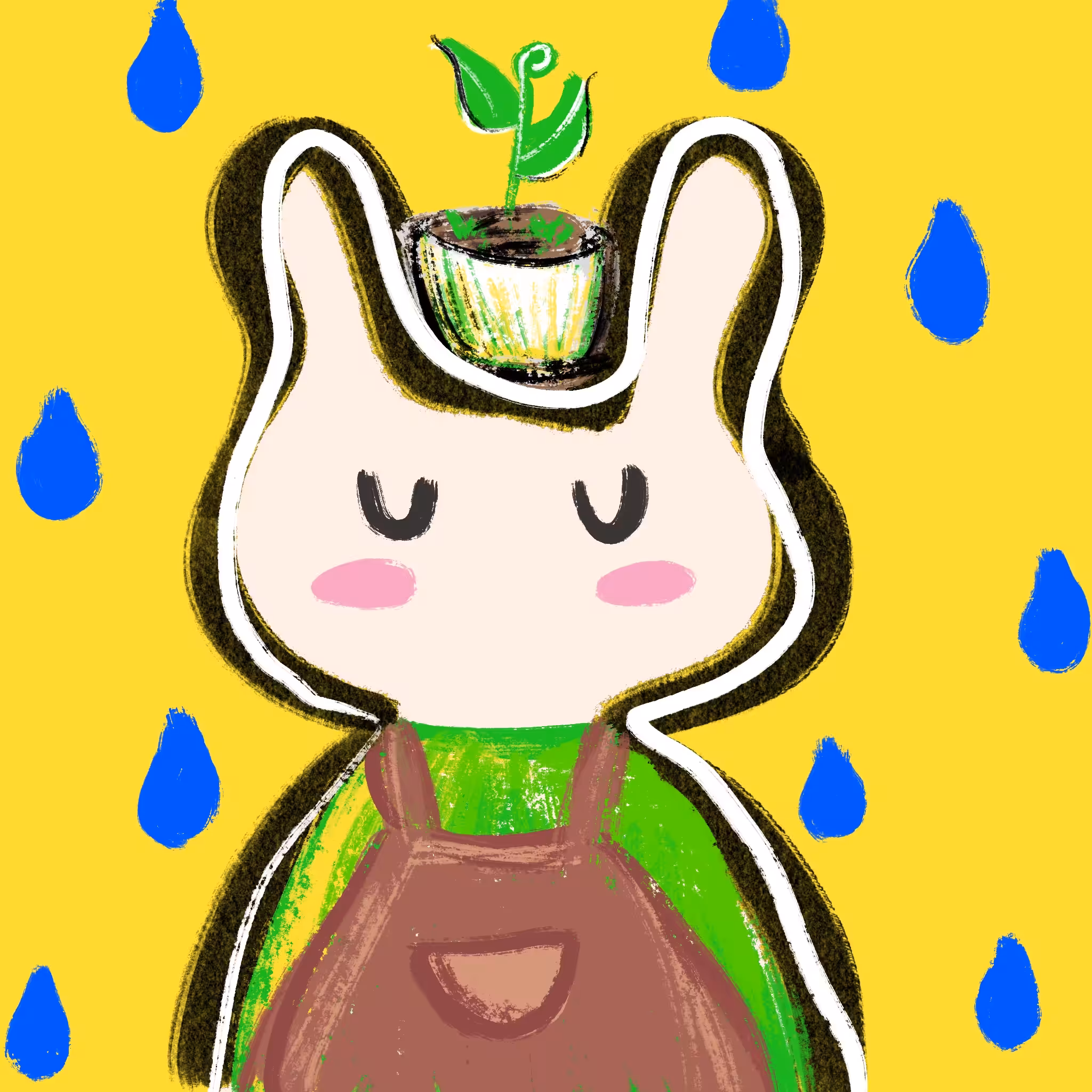Rabbit Pop #0003 Planter