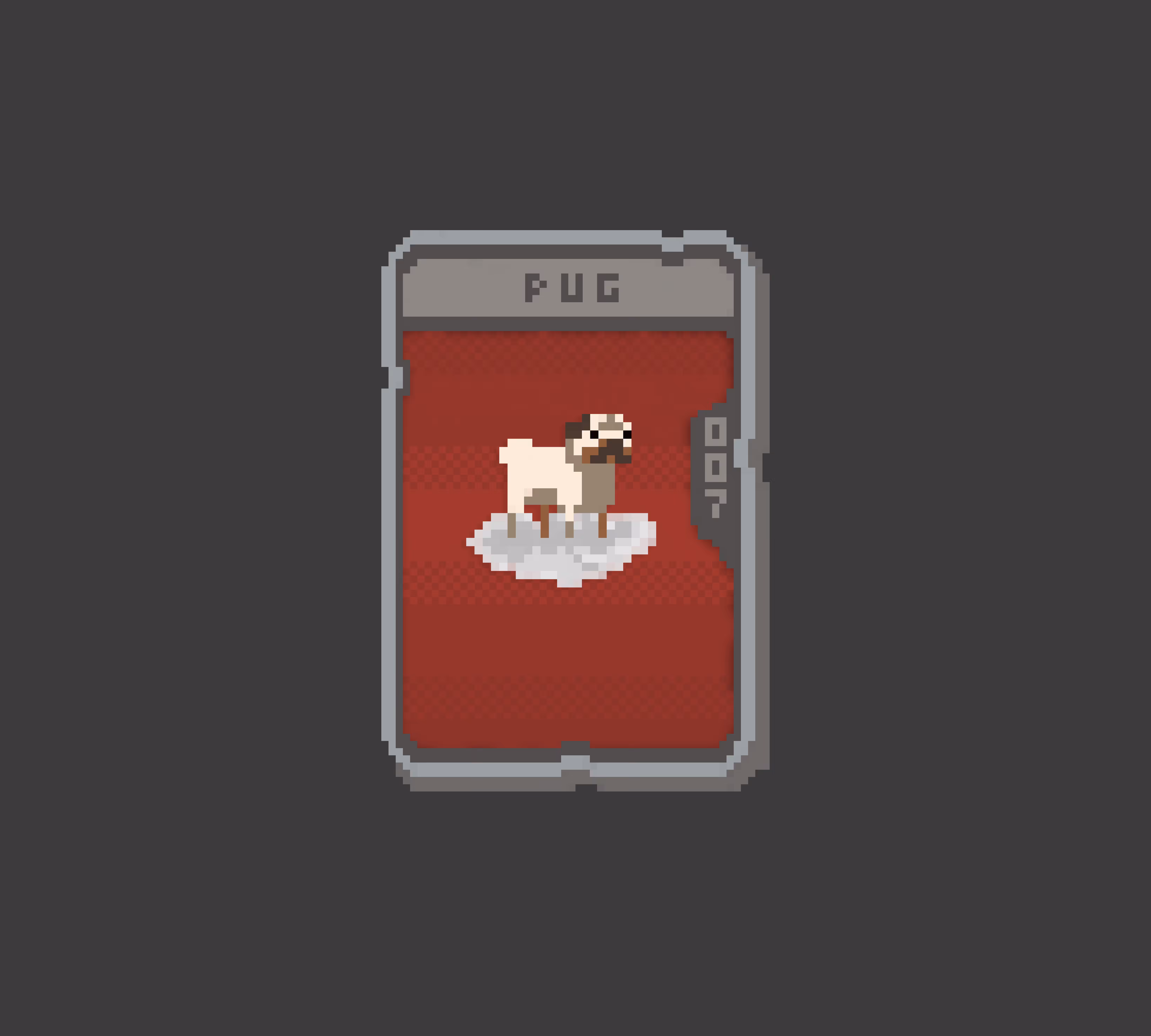 Dog Card Edition: Pug Dog Card | #007