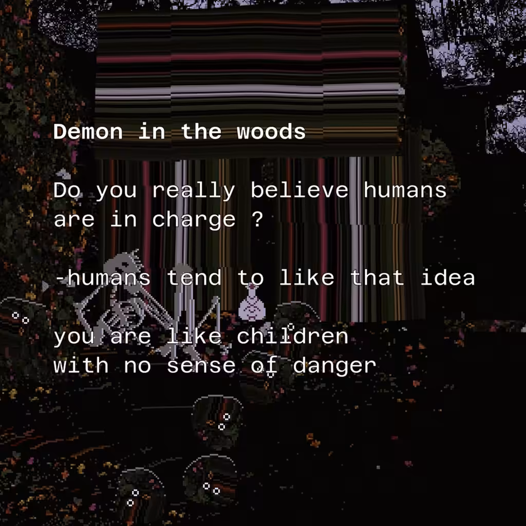 Demon in the woods