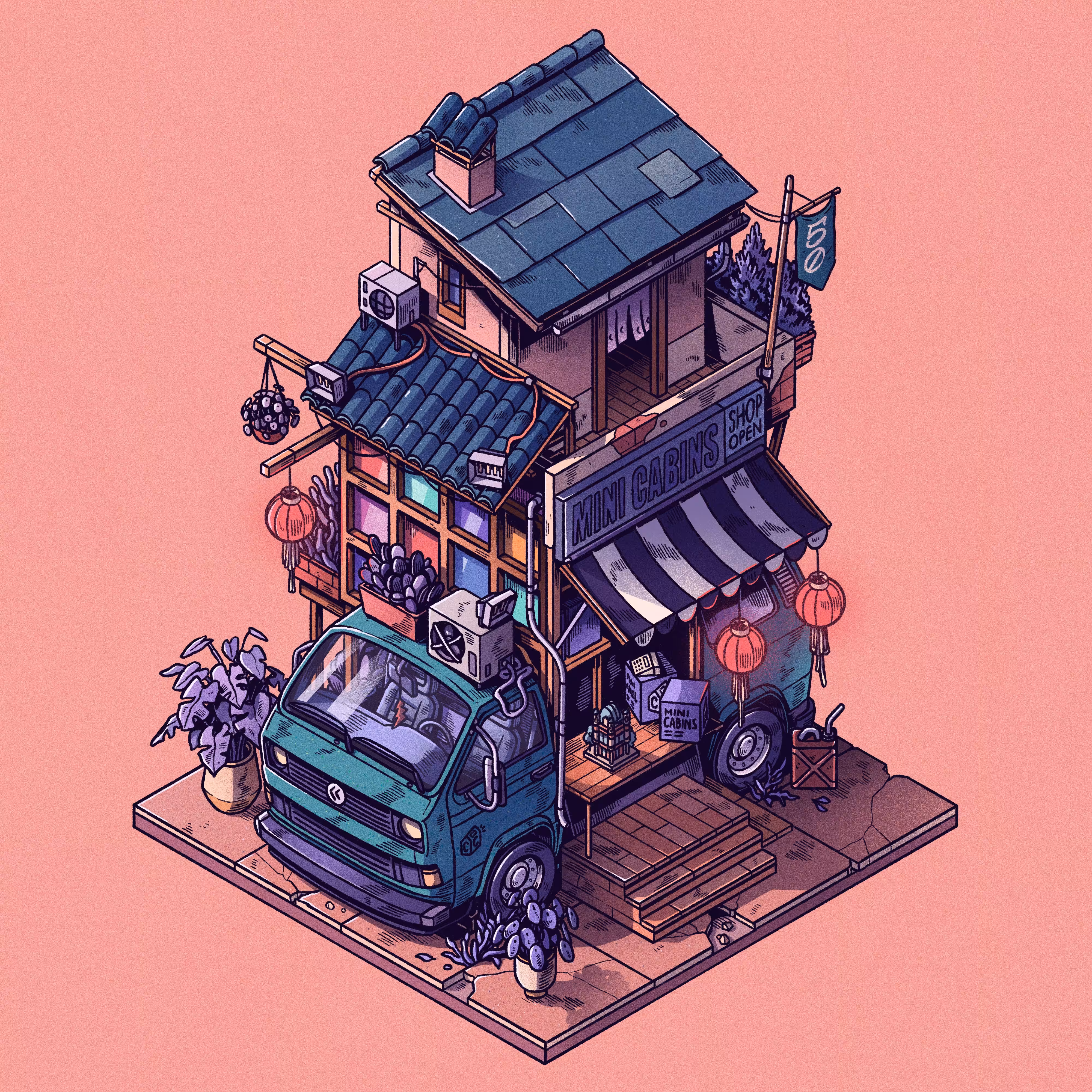 Curious Cabins #50: Caravan #750