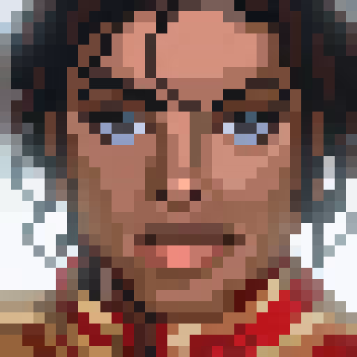 Pixel Portraits Series #021 [michael jackson]