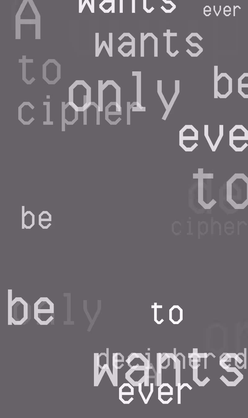 CRYPTIC POEMS #102 | AOLS #522