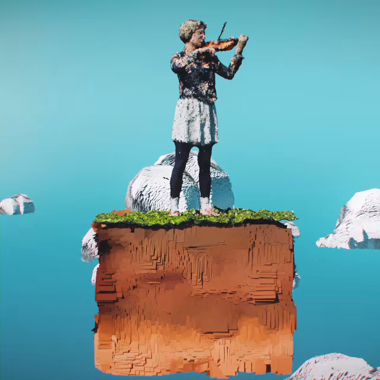 Violin Serenade to Mario