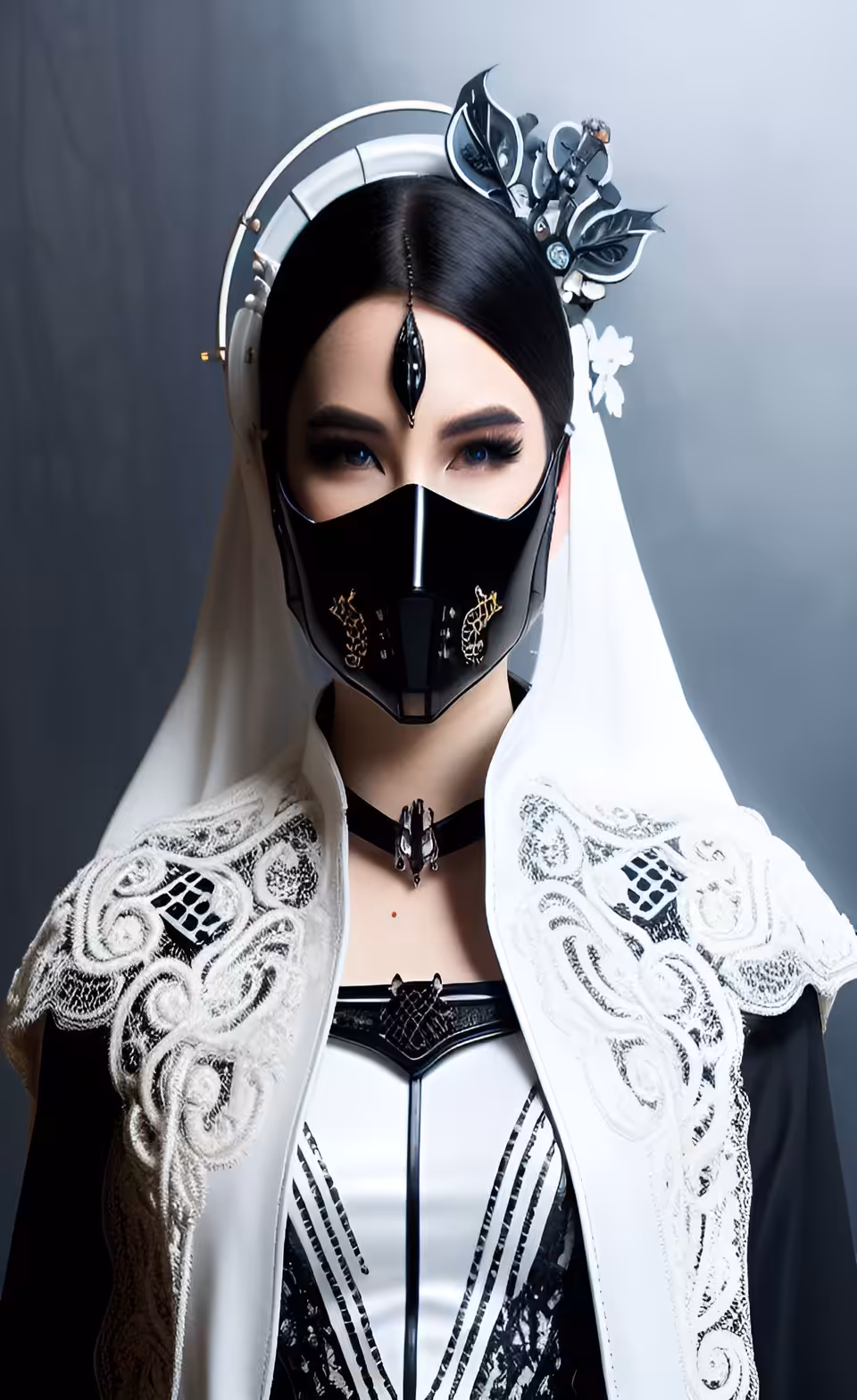 Fashion art gallery: Black and White style #84