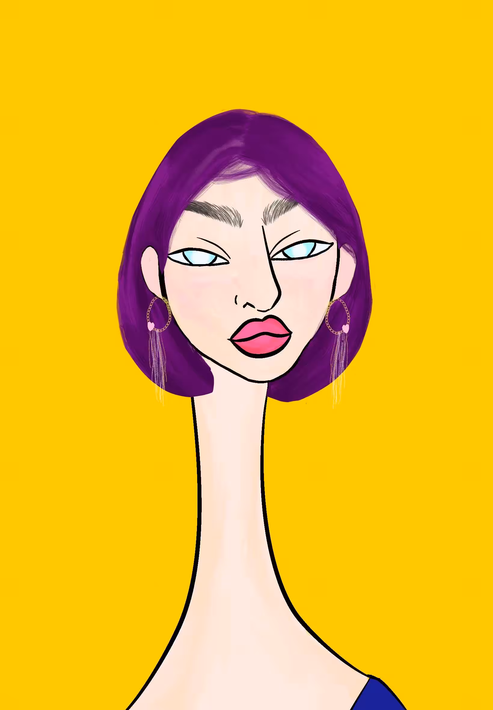 Long Neckie Lady #291